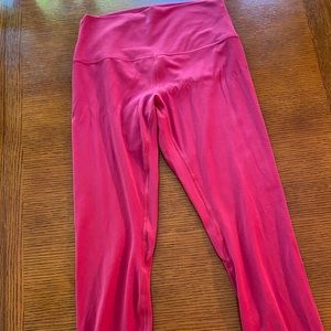 Lululemon Align Pants size 8 Ruby Red pink